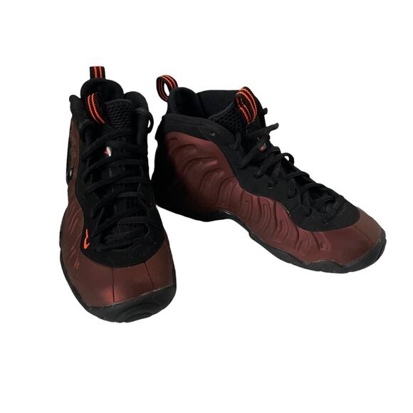 Nike Air Foamposite Little Posite Pro Color Shift GS Hyper Crimson Kids 4Y EUC - Picture 5 of 10